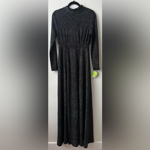 Alessandra Formal High Slit Glitter Dress by Windsor - Picture 5 of 13